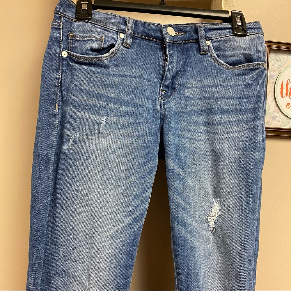 BlankNYC The Reade Classic Frayed Hem Skinny Jeans 26 - Picture 11 of 14